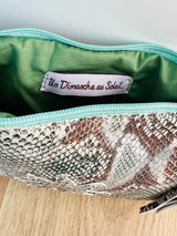 #Couleur_SERPENT MARRON/ VERT